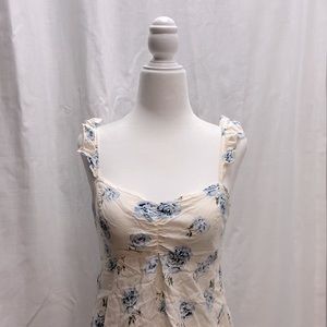 Abercrombie Fitch blue rose print